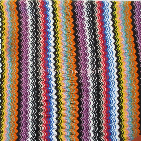 NWT Missoni Wool Chevron Pattern Multicolor Scarf - Picture 4 of 9